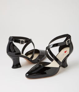 VILLEM IL BLACK PATENT PU