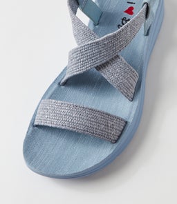 DIRK IL DENIM DENIM SOLE SYN RAFFIA
