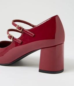 EIKO IL DK RED PATENT PU