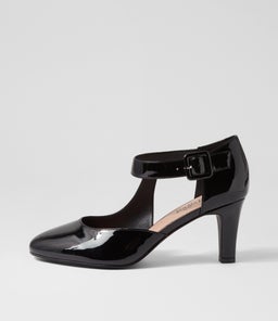 INORI W IL BLACK PATENT PU