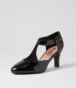INORI W IL BLACK PATENT PU