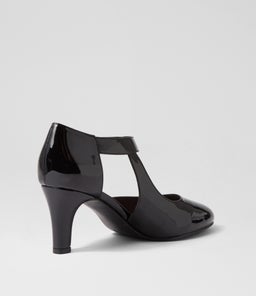 INORI W IL BLACK PATENT PU