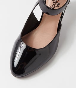 INORI W IL BLACK PATENT PU