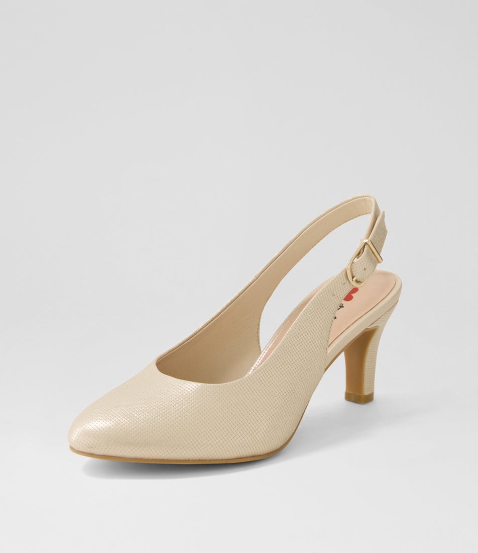 Itsumi W Il Platinum Lizard Heels