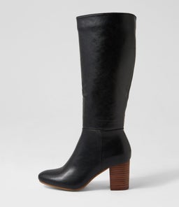 Malanda W Black Knee High Boots Malanda W Black Knee High Boots
