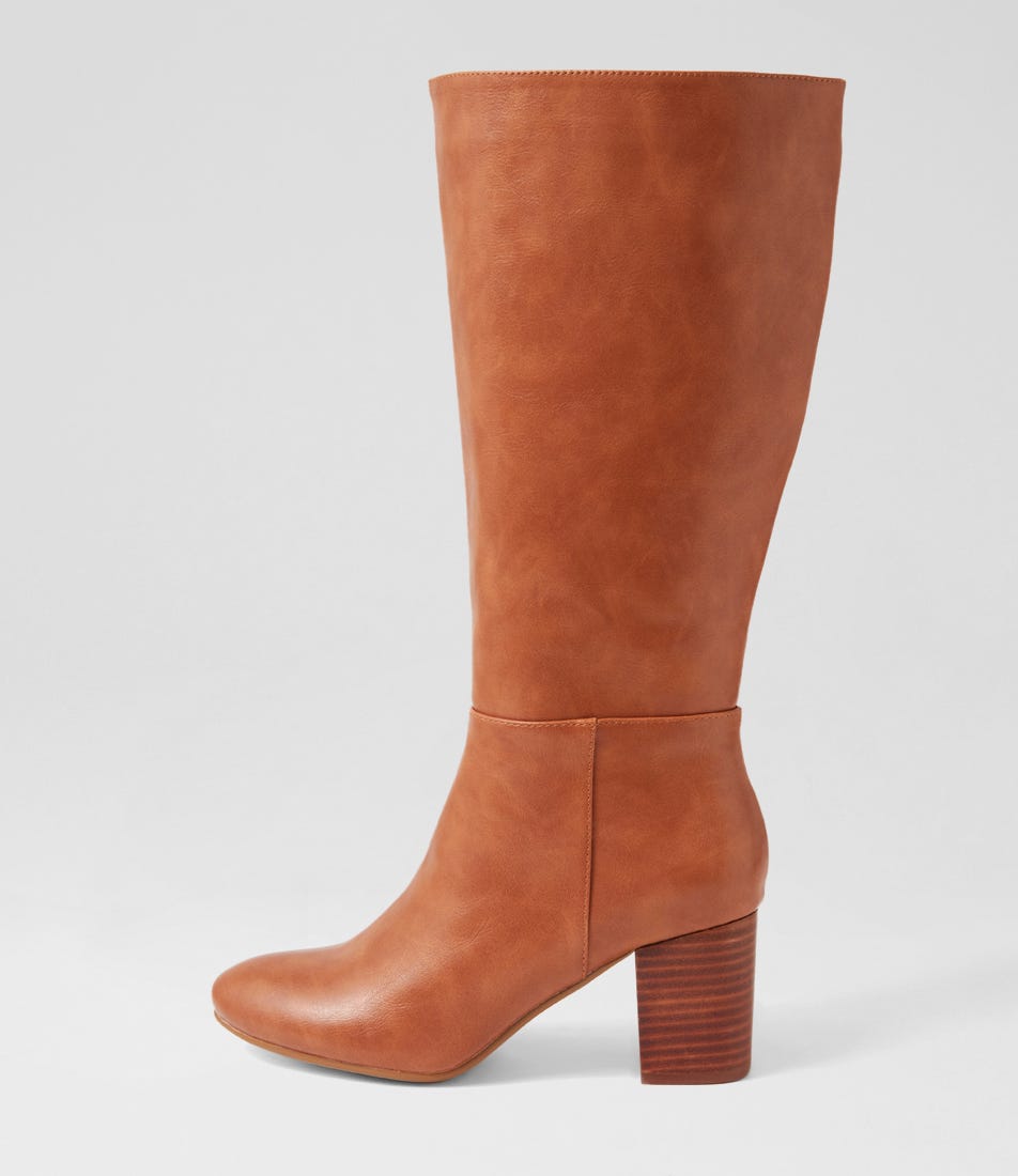 Malanda W Tan Knee High Boots