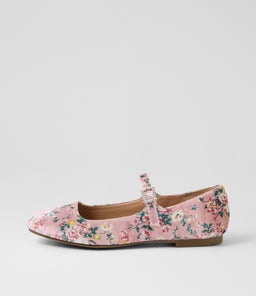SHALI IL PINK FLORAL VELVET