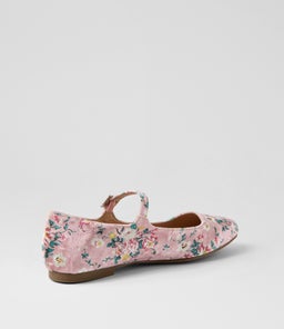SHALI IL PINK FLORAL VELVET