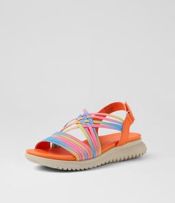 EMELIA IL ORANGE RAINBOW MULTI SMOOTH ELASTIC