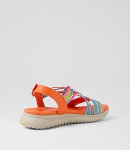 EMELIA IL ORANGE RAINBOW MULTI SMOOTH ELASTIC