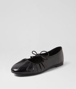 ROTELLIE IL BLACK SHINE PATENT PU