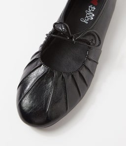 ROTELLIE IL BLACK SHINE PATENT PU