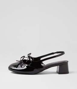 CHERUB IL BLACK PATENT PU