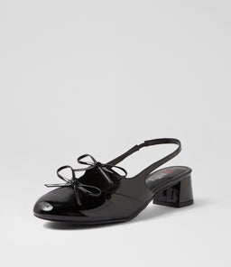 CHERUB IL BLACK PATENT PU