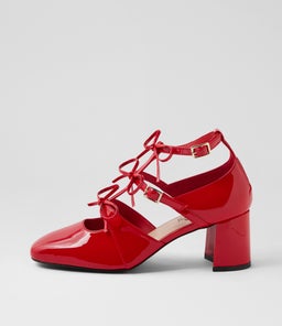 ELANNA IL RED PATENT PU