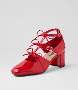 ELANNA IL RED PATENT PU