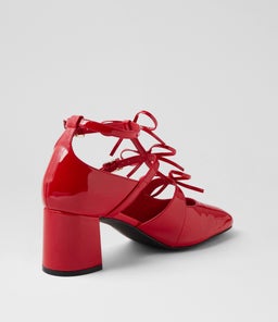 ELANNA IL RED PATENT PU