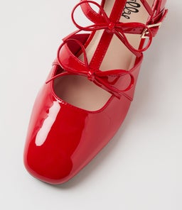 ELANNA IL RED PATENT PU