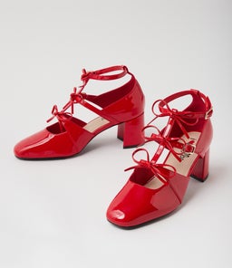 ELANNA IL RED PATENT PU