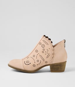 Arino Blush Nubuck Pu Ankle Boots Arino Blush Nubuck Pu Ankle Boots