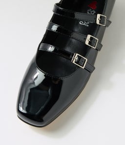 BOSINE IL BLACK PATENT PU