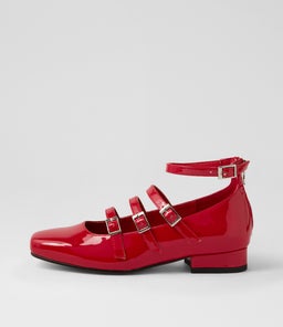 BOSINE IL DK RED PATENT PU