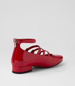 BOSINE IL DK RED PATENT PU