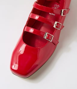 BOSINE IL DK RED PATENT PU
