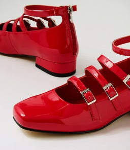 BOSINE IL DK RED PATENT PU