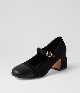 PALLOE IL BLACK BLACK SMOOTH MICROSUEDE