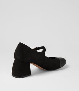 PALLOE IL BLACK BLACK SMOOTH MICROSUEDE