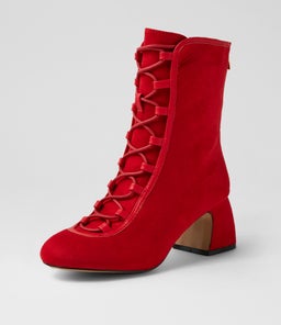 PIMMIE IL RED RED MICROSUEDE SMOOTH