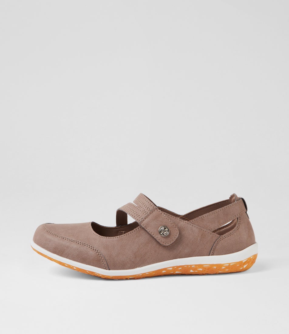 Sultor Taupe Flat Shoes Sultor Taupe Flat Shoes