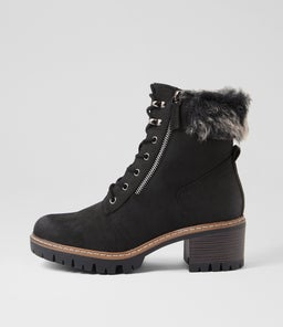 WILKERN IL BLACK NUBUCK PU