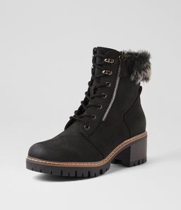 WILKERN IL BLACK NUBUCK PU