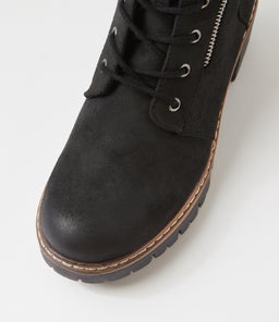 WILKERN IL BLACK NUBUCK PU