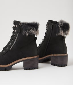 WILKERN IL BLACK NUBUCK PU