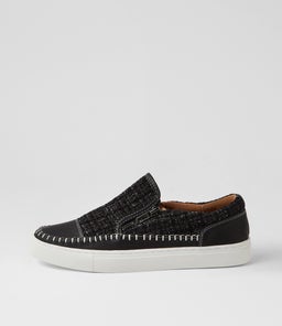 TONKI IL BLACK BLACK TWEED SMOOTH FABRIC
