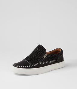 TONKI IL BLACK BLACK TWEED SMOOTH FABRIC
