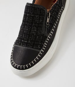 TONKI IL BLACK BLACK TWEED SMOOTH FABRIC