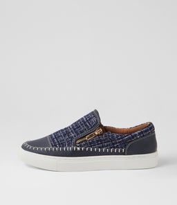 TONKI IL NAVY NAVY TWEED SMOOTH FABRIC