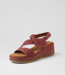 KOOSHIE IL CHERRY NUBUCK PU