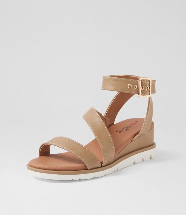 Meacoleen Ranan Ranan Latte Sandals