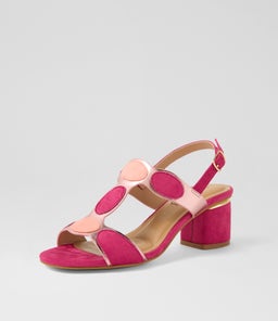 HAYTON IL PINK MULTI MICROSUEDE