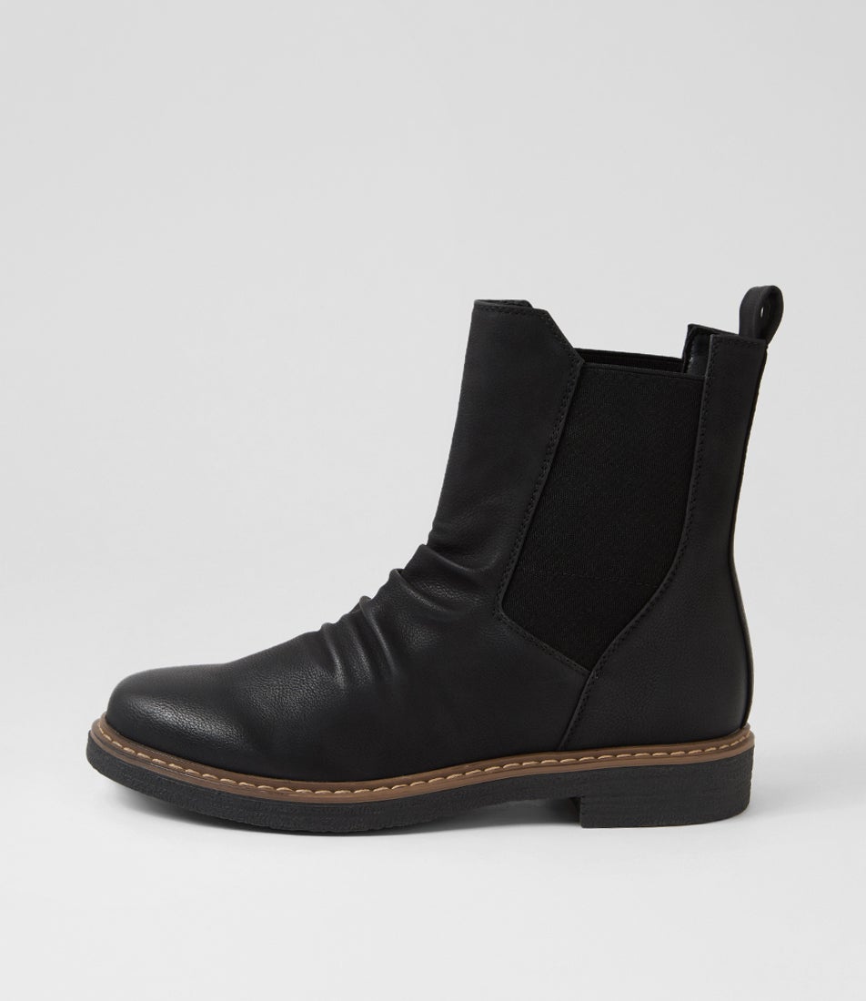 Brandan Black Ankle Boots