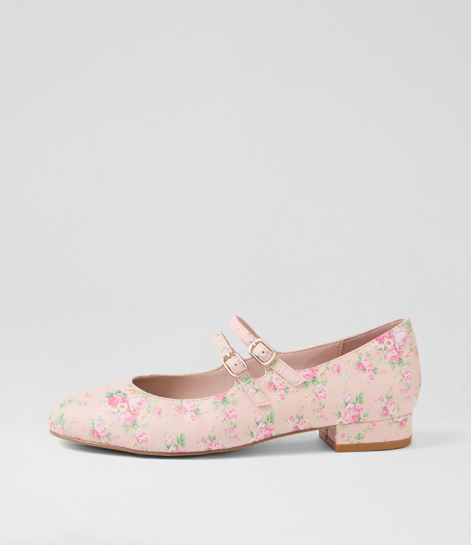 Tombalo Blush Bouquet Flat Shoes