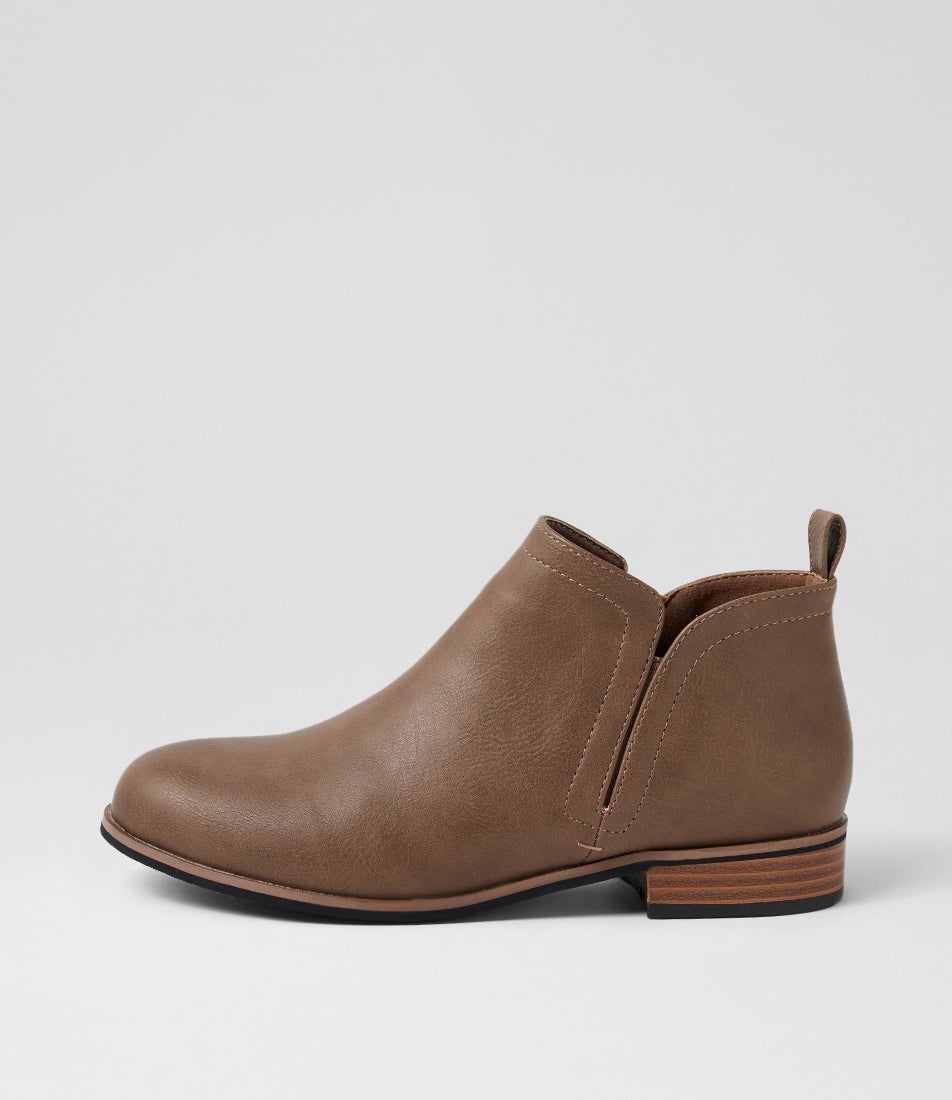 Hattie Taupe Ankle Boots Hattie Taupe Ankle Boots