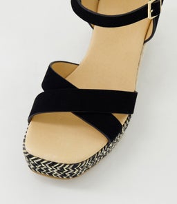 FELLIE IL BLACK MULTI MICROSUEDE