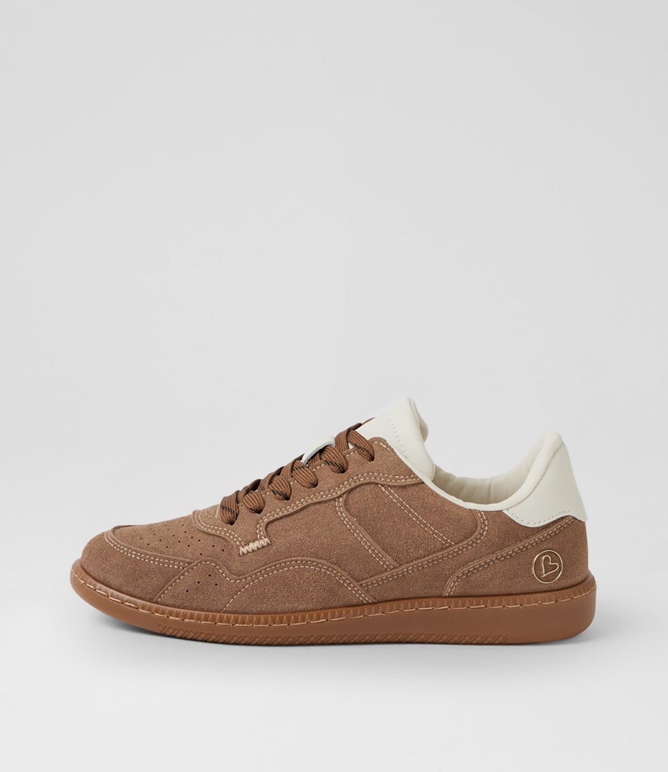 Shrunel Soft Choc Microsuede Sneakers