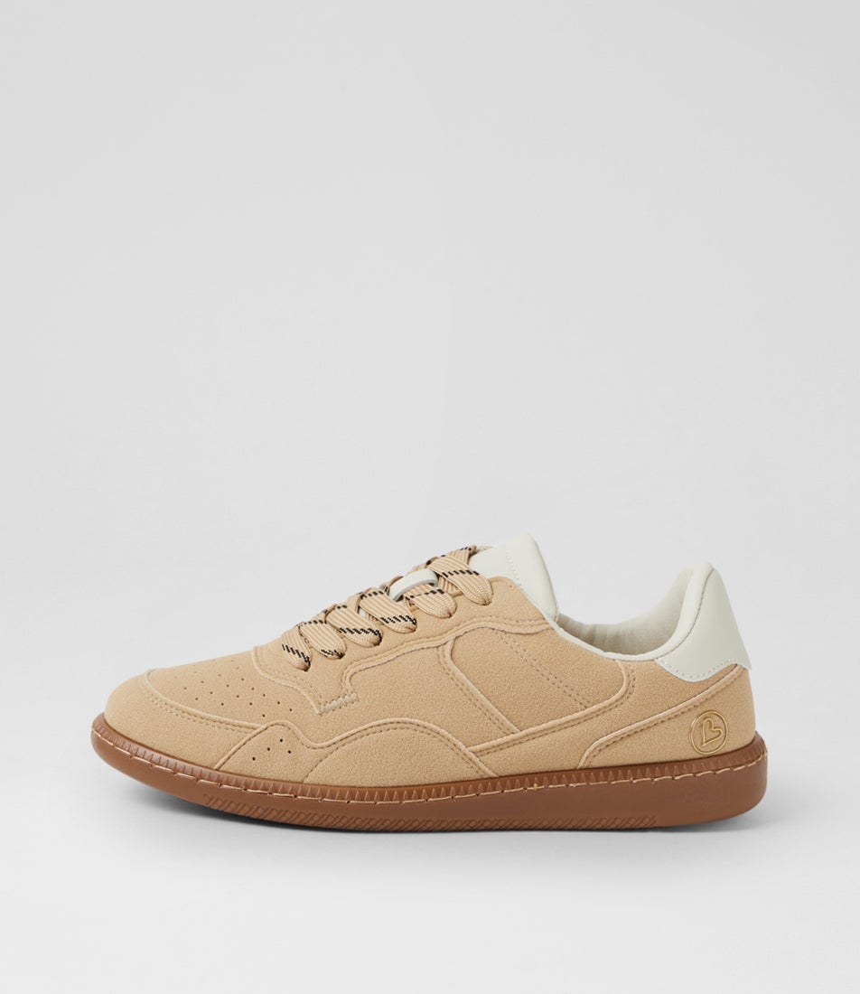 Shrunel Latte Microsuede Sneakers Shrunel Latte Microsuede Sneakers